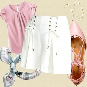 𝙂𝙤𝙧𝙜𝙚𝙤𝙪𝙨 lace-up shorts - worn once